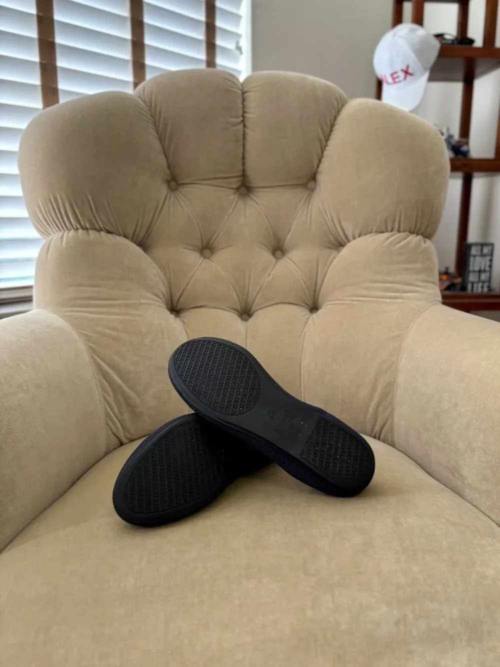 Auth. ROTHY'S Iconic Birdseye Flat Flex Knit Washable Ballet Scrunch Flats - Picture 6 of 6